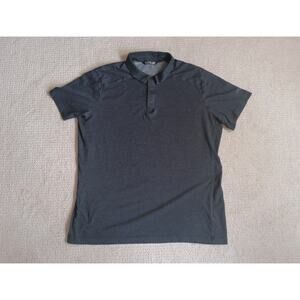 Arcteryx Eris Polo Shirt Short Sleeve Button Up Mens XL Blue